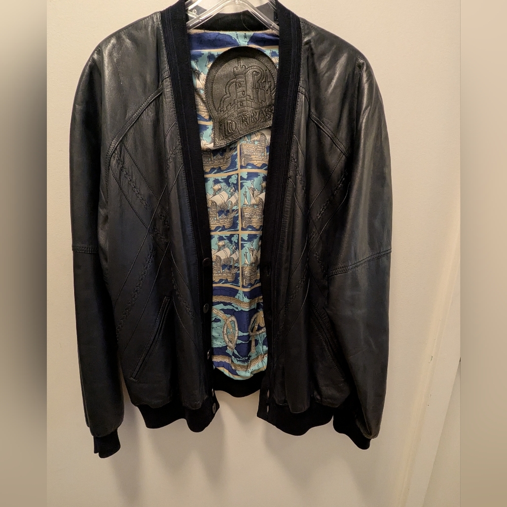 Vintage Leather Cardigan